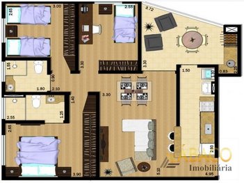 apartment em Rua Padre Teixeira, Centro - São Carlos - SP