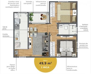 apartment em Rua do Ósmio, Jardim Mollon - Santa Bárbara D'Oeste - SP