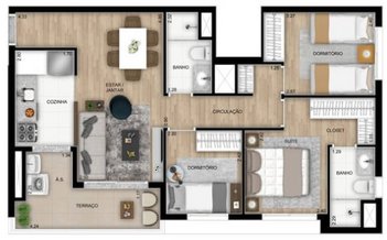 apartment em Rua Fortunato Ferraz, Vila Anastácio - São Paulo - SP