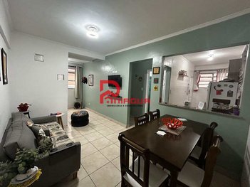 apartment em Rua São Cristóvão, Caiçara - Praia Grande - SP