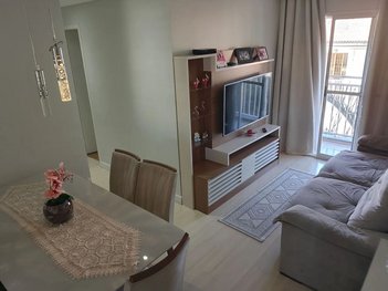 apartment em Avenida Pedro Américo, Vila Homero Thon - Santo André - SP