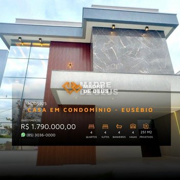 house em Alameda Morro Branco, Cidade Alpha - Eusébio - CE