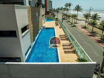 apartment em Avenida Governador Mario Covas Junior, Centro - Mongaguá - SP