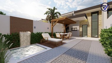 house em Rua Francisco Raimundo Monteiro Cavalcante, Encantada - Eusébio - CE