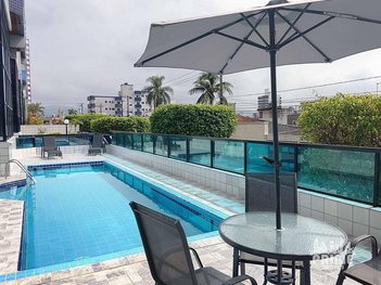 apartment em Avenida Dom Pedro II, Ocian - Praia Grande - SP
