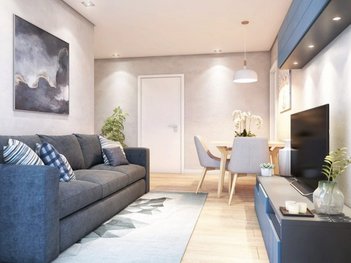 apartment em Avenida Capitão-mor Aguiar, Centro - São Vicente - SP