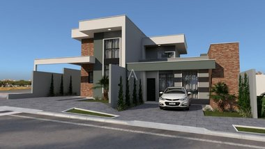 house em Rua Jurandir Simonato, FAG - Cascavel - PR