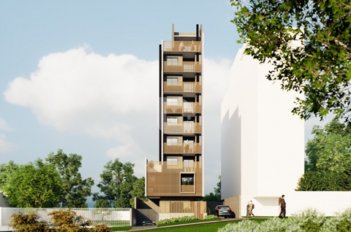 apartment em Rua Augusto de Mari, Portão - Curitiba - PR