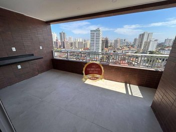 apartment em Rua General Osório, Canto do Forte - Praia Grande - SP