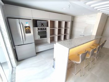 apartment em Rua General Vicente de Paula Dalle Coutinho, Canto do Forte - Praia Grande - SP