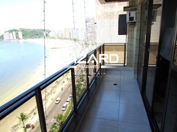 apartment em Avenida Antônio Rodrigues, Centro - São Vicente - SP