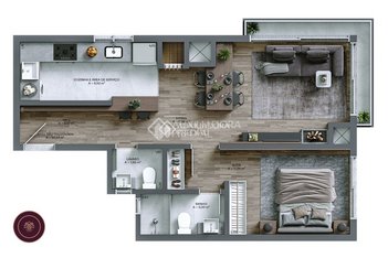 apartment em Rua Ema Ferreira Bastos, Avenida Central - Gramado - RS