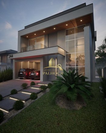 house em Rua Jair Hamms, Pedra Branca - Palhoça - SC