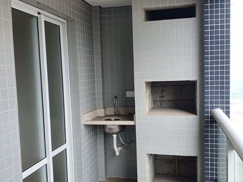 apartment em Rua Luiz Antônio de Andrade Vieira, Boqueirão - Praia Grande - SP