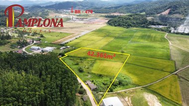 land_lot em Rodovia Ingo Hering, Belchior Alto - Gaspar - SC