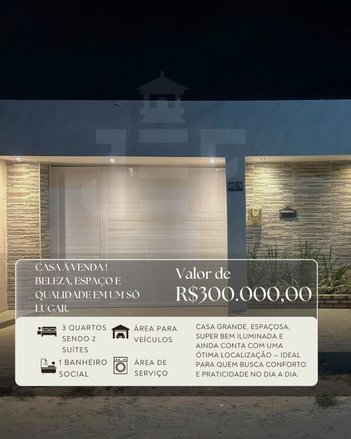 house em Avenida Antônio Sales, Centro - Paracuru - CE