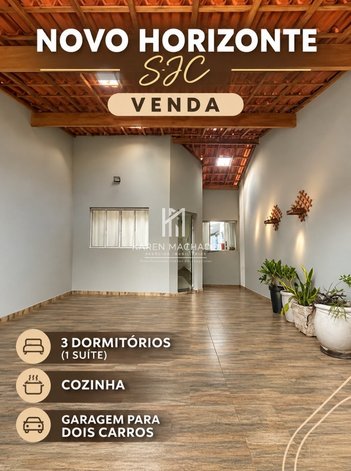 house em Rua dos Farmacêuticos, Parque Novo Horizonte - São José dos Campos - SP
