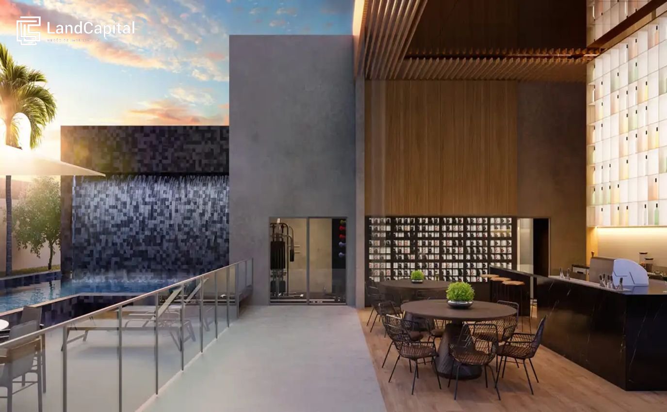 Espaço gourmet com adega