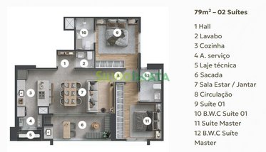 apartment em Rua Pioneiro Motokishi Sonoda, Jardim Novo Horizonte - Maringá - PR