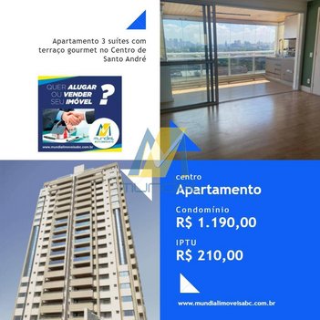 apartment em Rua Siqueira Campos, Centro - Santo André - SP