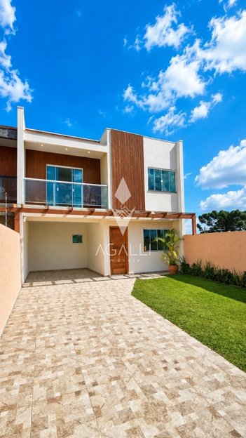 house em Rua Faustino Gasparin, Centro - Quatro Barras - PR