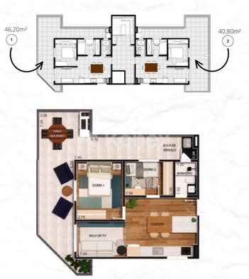 apartment em Rua Sargento Sílvio Nunes Miranda, Parque Peruche - São Paulo - SP