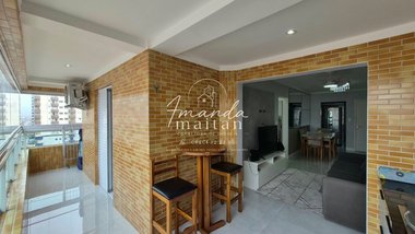 apartment em Rua Guimarães Rosa, Ocian - Praia Grande - SP