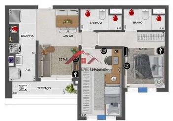 apartment em Rua Vinte e Oito de Julho, Fundação - São Caetano do Sul - SP