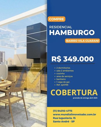 apartment em Rua Odorinda, Vila Guarani - Santo André - SP