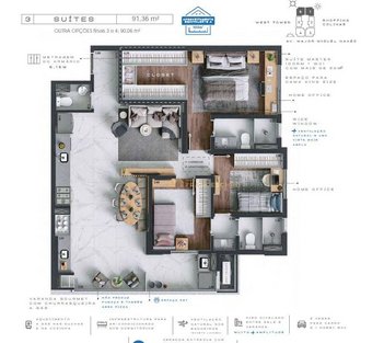 apartment em Avenida Major Miguel Naked, Jardim das Colinas - São José dos Campos - SP