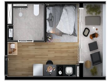 apartment em Avenida Santo Amaro, Brooklin Paulista - São Paulo - SP