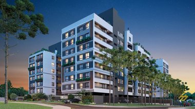 apartment em Rua Francisco Ader, Novo Mundo - Curitiba - PR