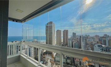 apartment em Rua Luiz Antônio de Andrade Vieira, Boqueirão - Praia Grande - SP