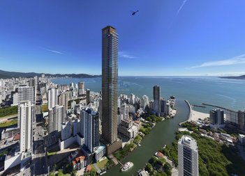 apartment em Rua 321, Meia Praia - Itapema - SC