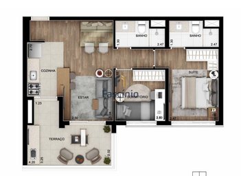 apartment em Avenida dos Imarés, Indianópolis - São Paulo - SP