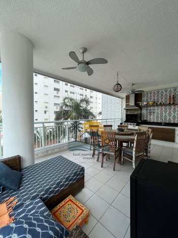 apartment em Avenida General Rondon, Vila Alzira - Guarujá - SP