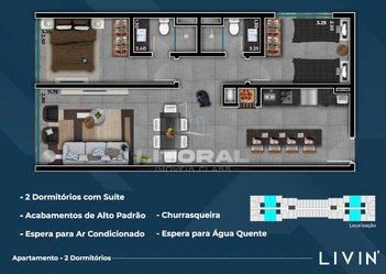 apartment em Avenida Central, Xangri-Lá - Xangri-Lá - RS