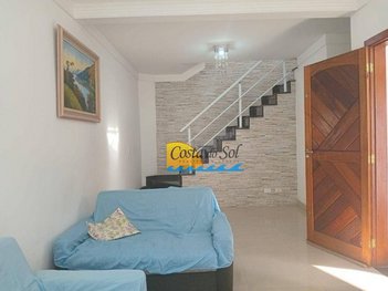 house em Rua Panamá, Guilhermina - Praia Grande - SP
