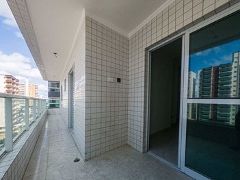 apartment em Rua Guimarães Rosa, Ocian - Praia Grande - SP