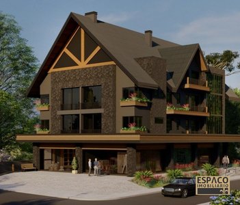 apartment em Avenida das Hortênsias, Centro - Gramado - RS