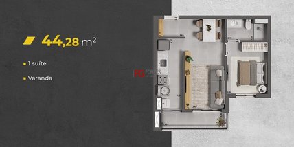 apartment em Avenida Luiz Octavio da Silva Whitaker, Quinta da Primavera - Ribeirão Preto - SP