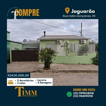 house em Rua Odilo Marques Gonçalves, Jaguarão - Jaguarão - RS
