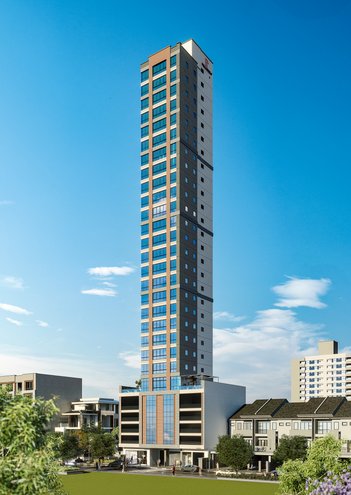 apartment em Rua 299, Meia Praia - Itapema - SC