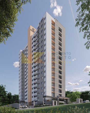 apartment em Rua Guabiruba, Água Verde - Blumenau - SC