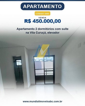 apartment em Rua Aracati, Vila Curuçá - Santo André - SP