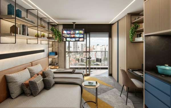 apartamento-moderno-com-sofa-cama-e-vista-para-a-cidade