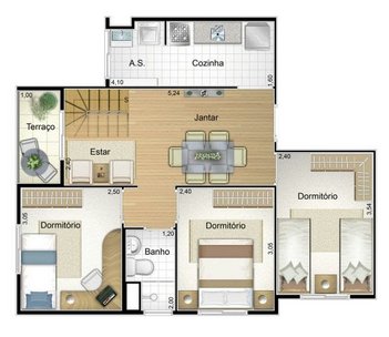 apartment em Rua Pernambucana, Conceição - Osasco - SP