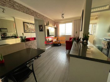 apartment em Rua Atibaia, Vila Valparaíso - Santo André - SP