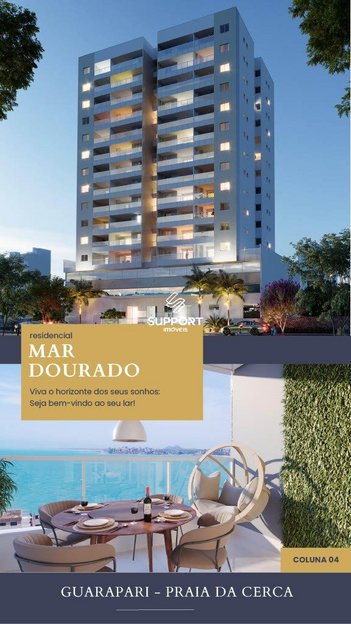 apartment em Avenida Belo Horizonte, Setiba - Guarapari - ES