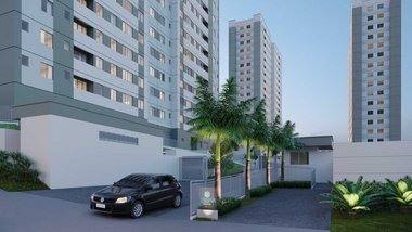 apartment em Avenida Cristal, Jardim Riacho das Pedras - Contagem - MG